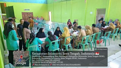 Cek Kesehatan Gratis Terintegrasi Skrining Tuberkulosis di Desa Balekambang