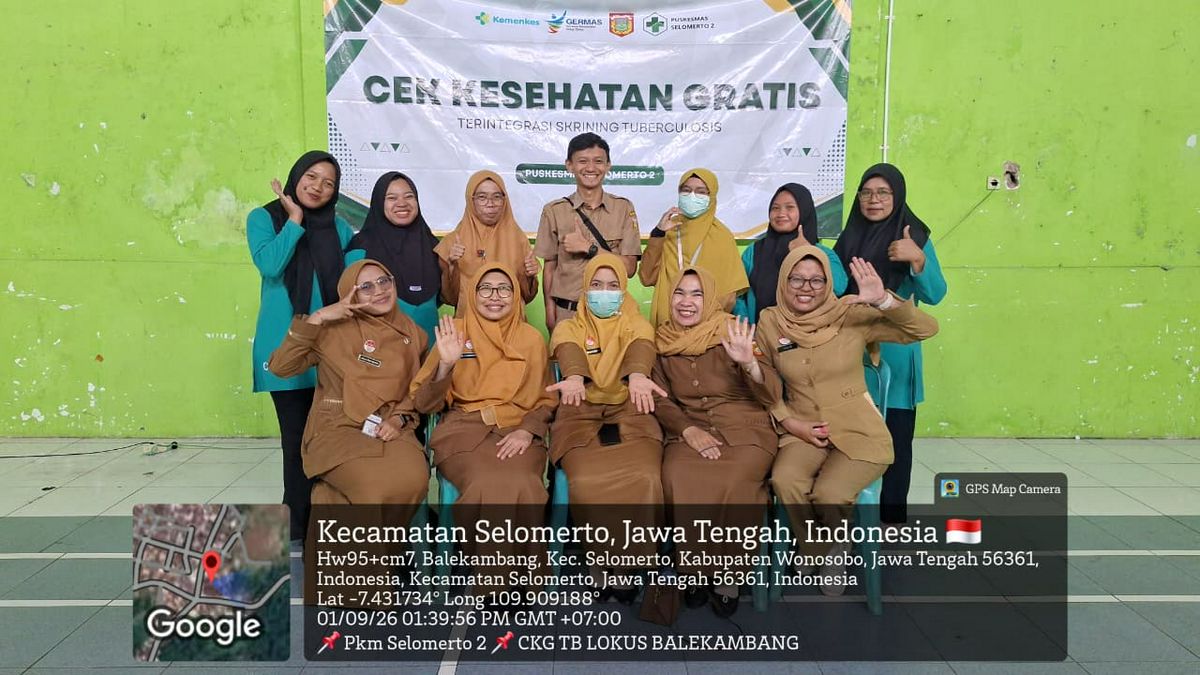 Cek Kesehatan Gratis Terintegrasi Skrining Tuberkulosis di Desa Balekambang