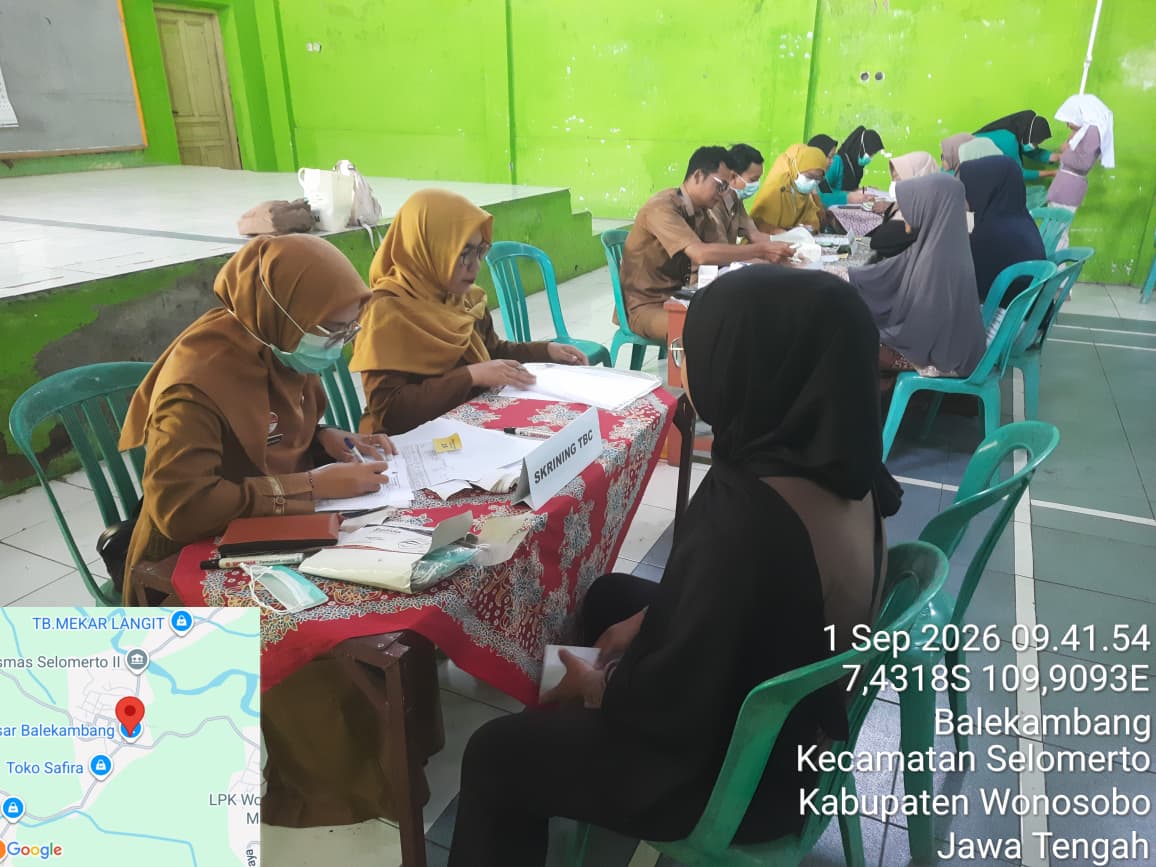 Cek Kesehatan Gratis Terintegrasi Skrining Tuberkulosis di Desa Balekambang